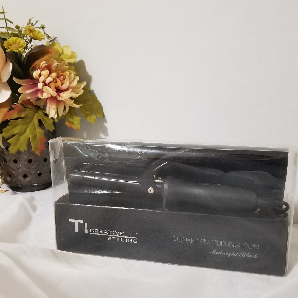 Ti Creative Styling Deluxe Mini Curling Iron.